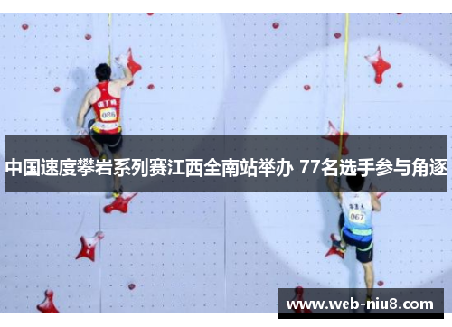 中国速度攀岩系列赛江西全南站举办 77名选手参与角逐